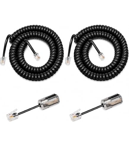 Amazon.com: 5-Pack Black 9Ft Replacment Handset Cord for Panasonic